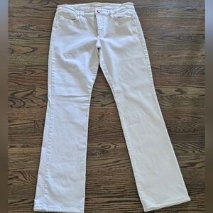 Almost new Joe's Jeans Pennie bootcut in optic white premium denim Size 32.